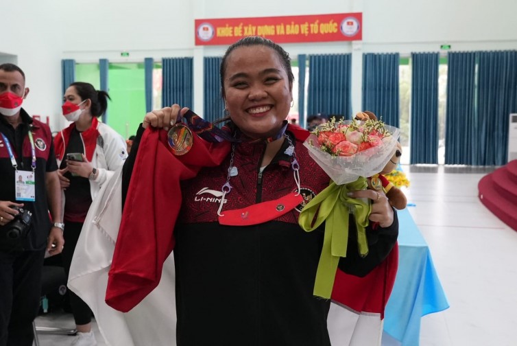 Rica Nensi Perangin Angin. (NOC Indonesia/MP Media/Argo Pambudi)